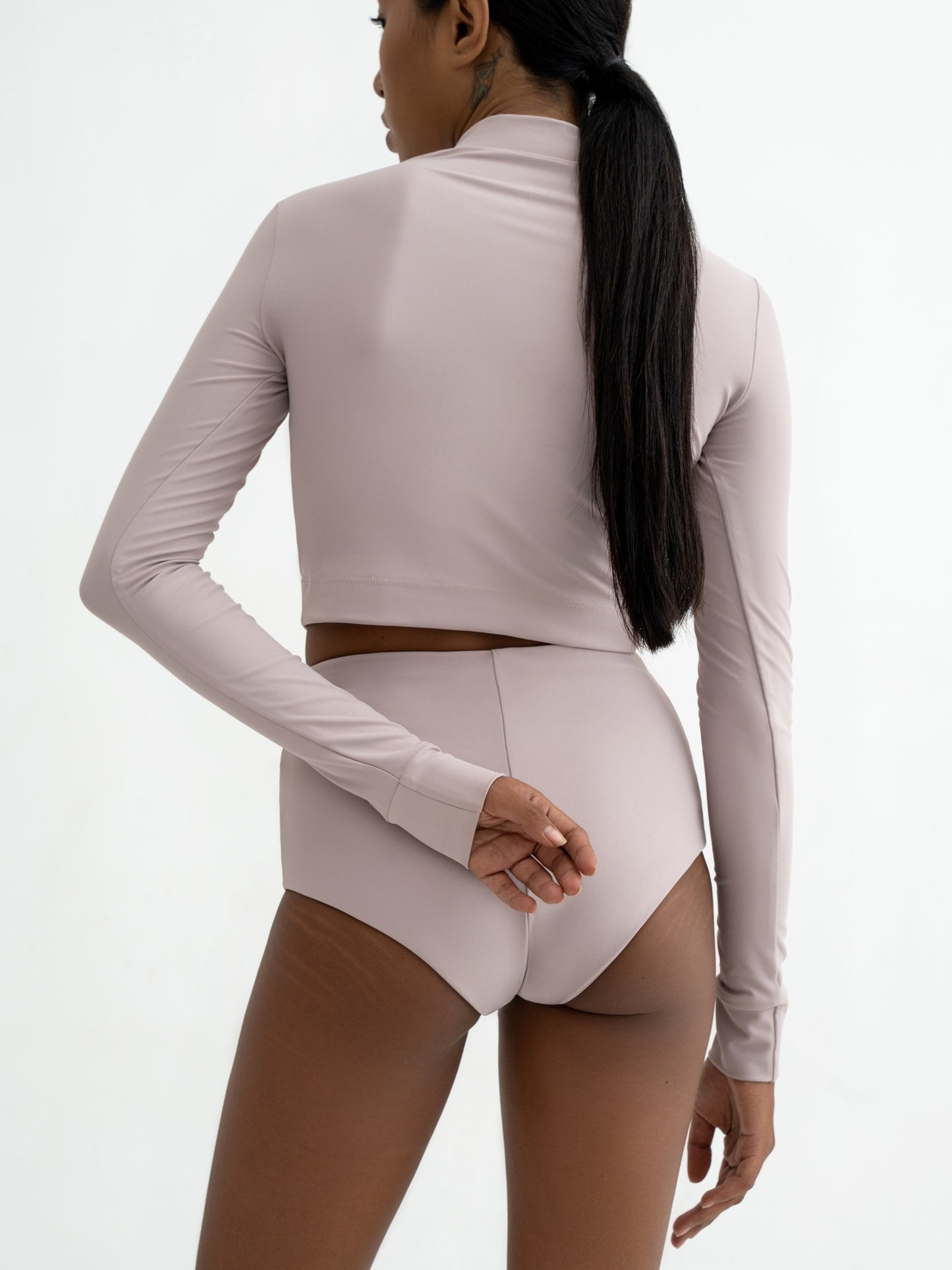 High Waist Bottom Beige