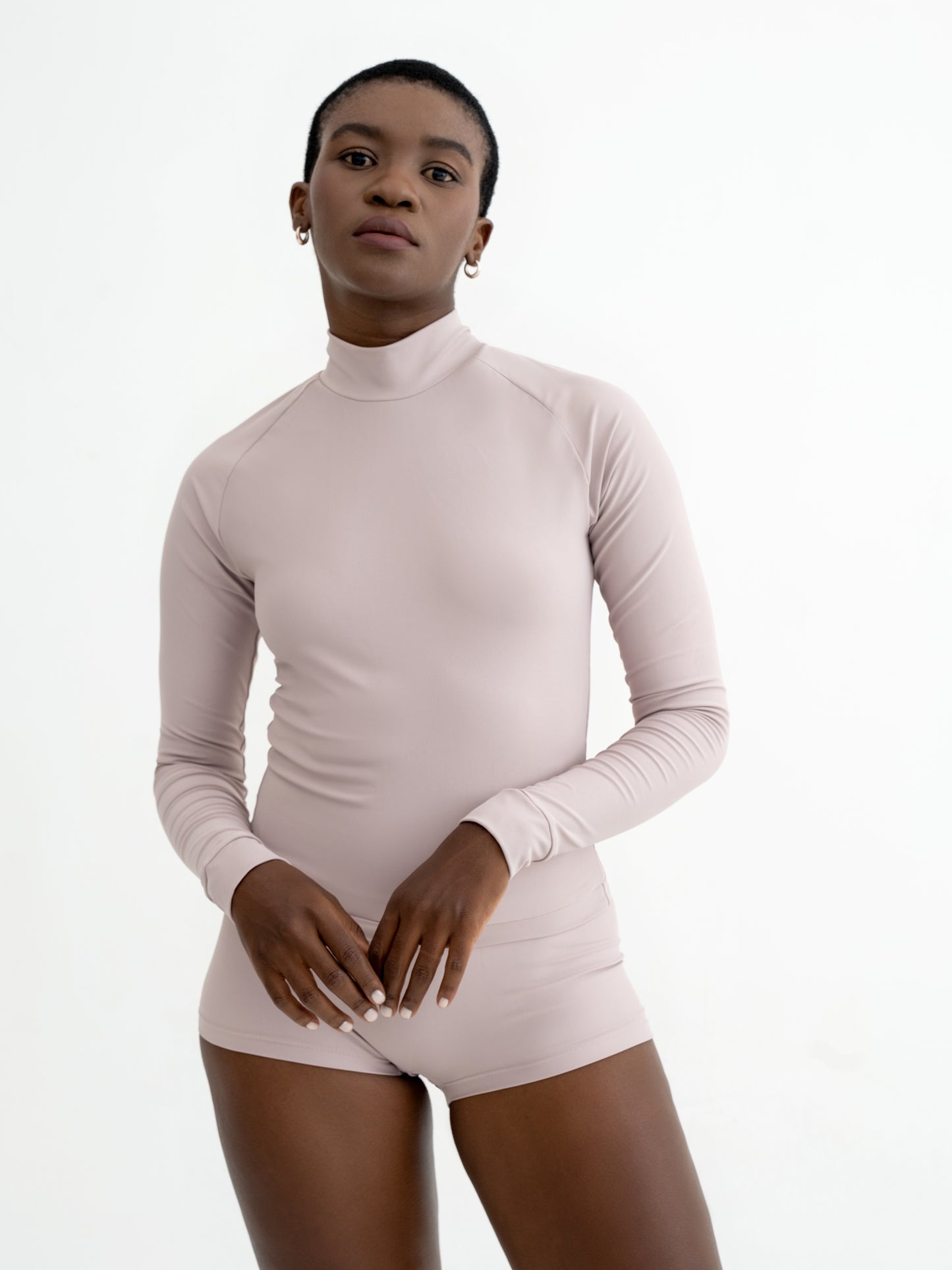 Long Sleeve Rashguard Beige