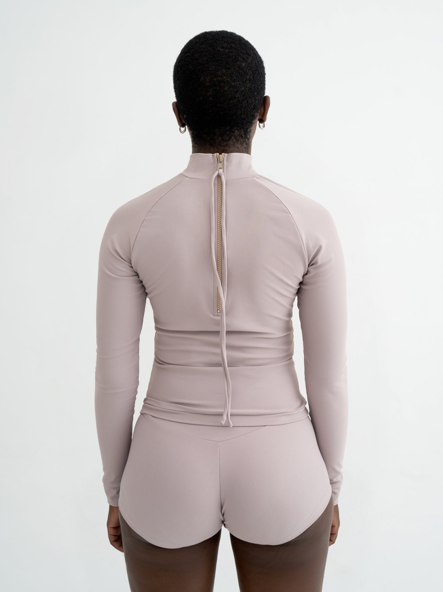 Long Sleeve Rashguard Beige