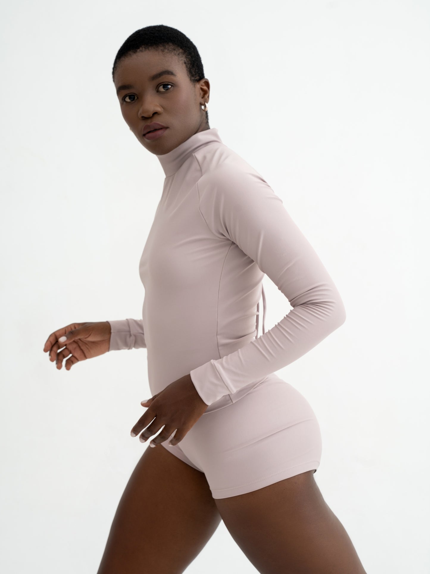 Long Sleeve Rashguard Beige